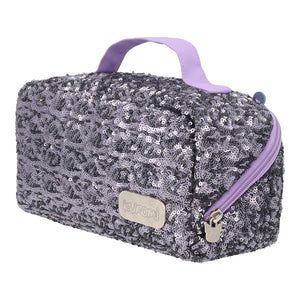 Cosmetiquero Kuromi & My Melody Lentejuelas Negro