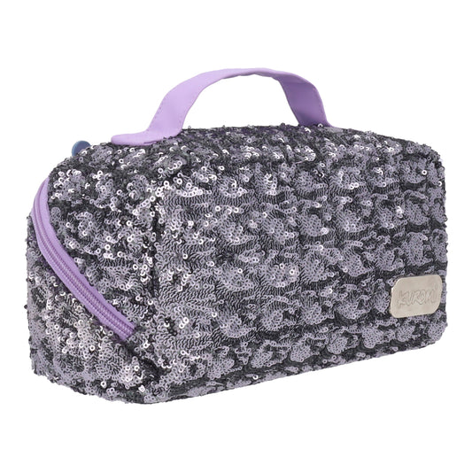 Cosmetiquero Kuromi & My Melody Lentejuelas Negro