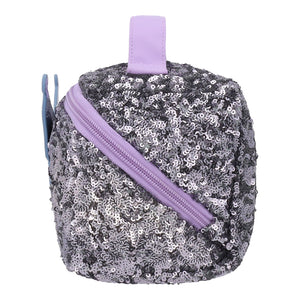 Cosmetiquero Kuromi & My Melody Lentejuelas Negro