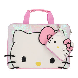 Bolso Notebook Hello Kitty Lentejuelas