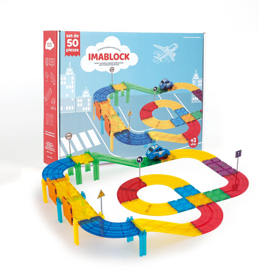 Imablock Pista de Carrera de 50 piezas