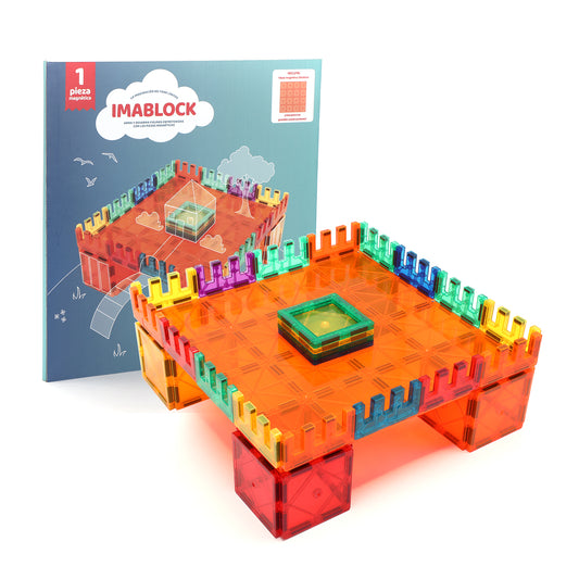 Combo Imablock: 1 Base Magnética +1 Tobogán de 100 piezas