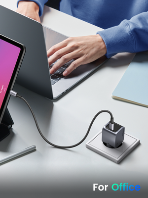 Cargador De Pared Gan Ugreen Slim 30W Usb-C — infografía de características