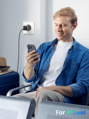 Cargador De Pared Gan Ugreen Slim 30W Usb-C — infografía de características