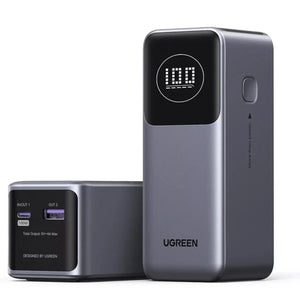 Mega PowerBank Ugreen 100W  12.000Mah. Para Notebooks, Tablets y Smartphones