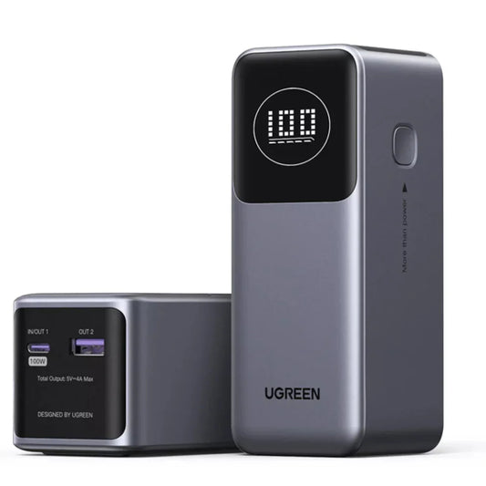 Power Bank Ugreen 12000Mah 100W 3 Puertos