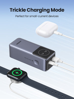 Mega PowerBank Ugreen 100W  12.000Mah. Para Notebooks, Tablets y Smartphones — infografía de características