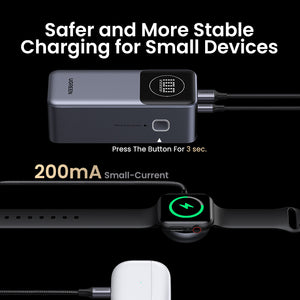 Mega PowerBank Ugreen 100W  12.000Mah. Para Notebooks, Tablets y Smartphones — infografía de características