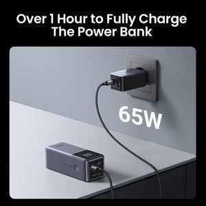 Mega PowerBank Ugreen 100W  12.000Mah. Para Notebooks, Tablets y Smartphones — infografía de características
