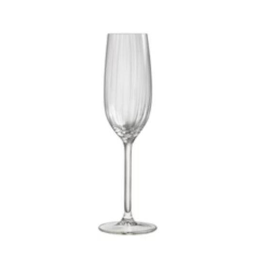 Set 4 Copas Flauta Plisse 210 Ml