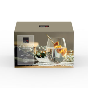 Set 4 Vasos Plisse 440 Ml