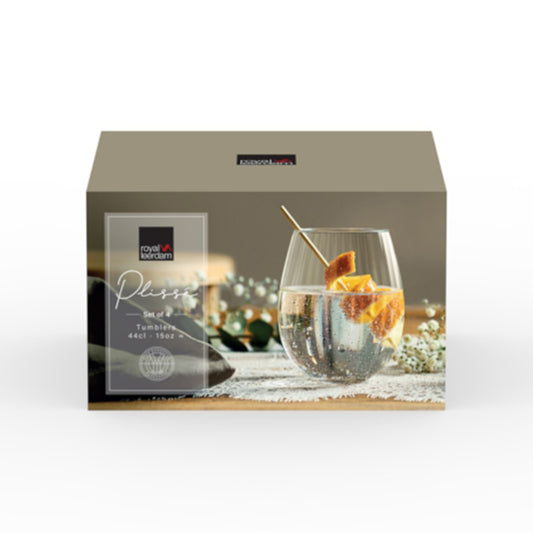 Set 4 Vasos Plisse 440 Ml