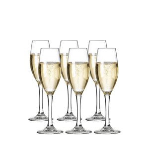 Set de 6 Copas Flauta Arbor 170ml