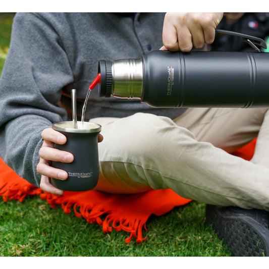 Matero C/Bombilla Ac Inox 260Ml Granite