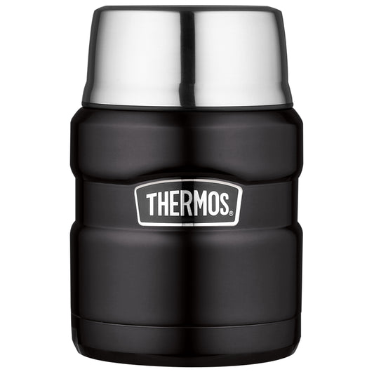Thermo Comida 470 Ml C/Cuchara Negro