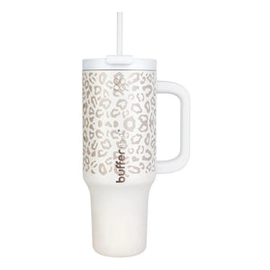 Botella Termica Mug Buffer Bora Bora 1,2Lt Frio y Calor Ice Leopardo 3 tapas