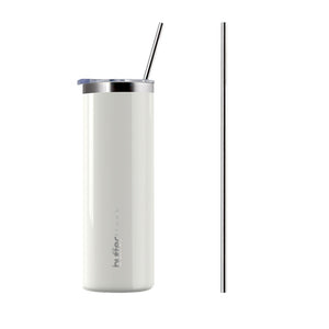Set de 2 Vasos Térmicos Buffer Frío y Calor Blanco