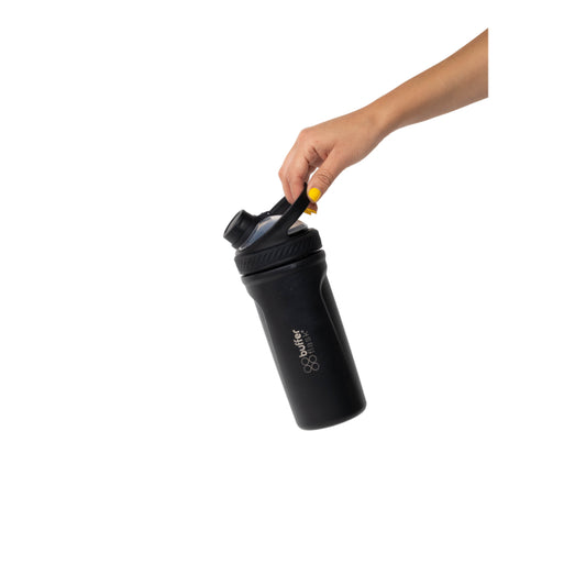 Vaso Shaker Proteina Termico Malibu Negro