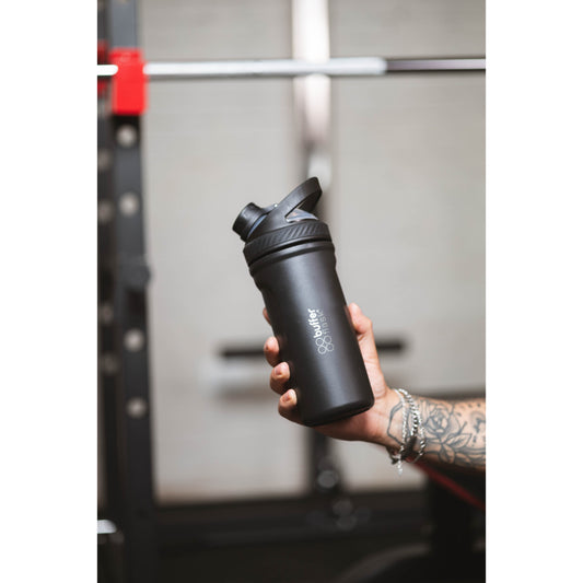 Vaso Shaker Proteina Termico Malibu Negro