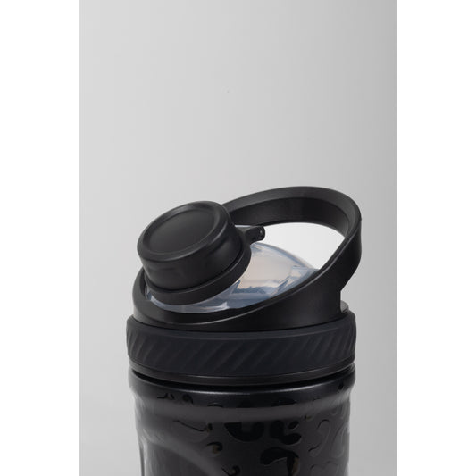 Vaso Shaker Proteina Termico Malibu Leopardo Negro