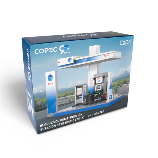 Estación de Servicio Copec – Juego de Bloques de construcción 324 Piezas