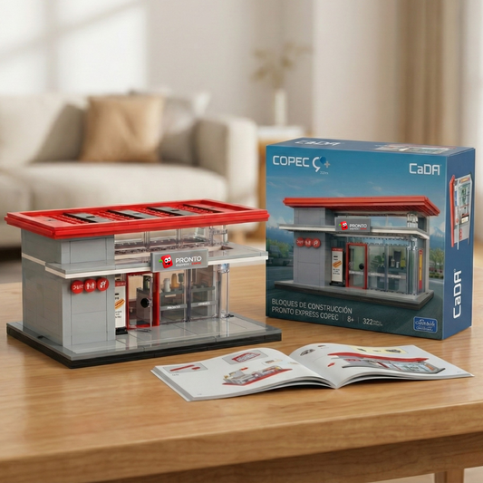 Combo 1 Set de Bloques Pronto Copec Express 322 Piezas + 1 LEGO Autos F1 Coleccionables Sorpresa