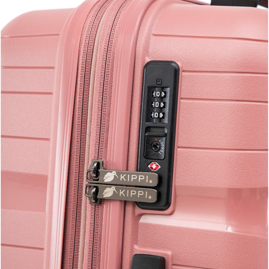 Maleta Kippi (L) Rígida Ultra Resistente y Expandible Rose Gold
