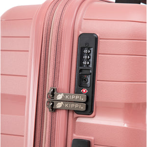 Maleta Kippi PACK X2 (S-L) Rígida Ultra Resistente y Expandible Rose Gold