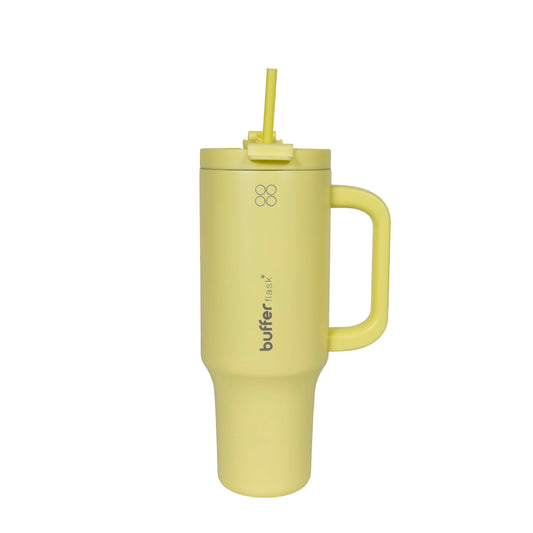 Vaso Termico Mug Buffer Bora Bora 1,2 Lt Acero Inoxidable Frio Y Calor Lemon