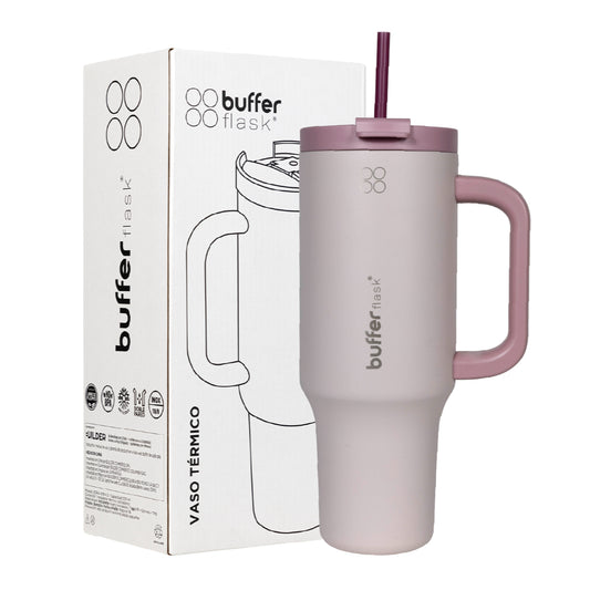 Vaso Termico Mug Buffer Bora Bora 1,2 Lt Acero Inoxidable Frio Y Calor Tricolor
