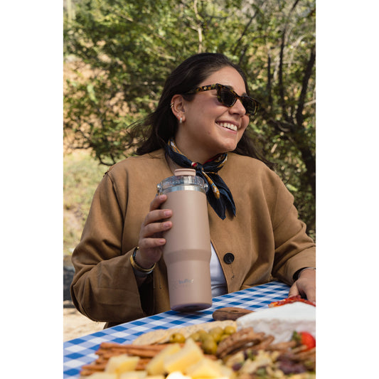 Vaso Tumbler Mug Buffer 500ml Cusco Acero Inoxidable Térmico Toffee