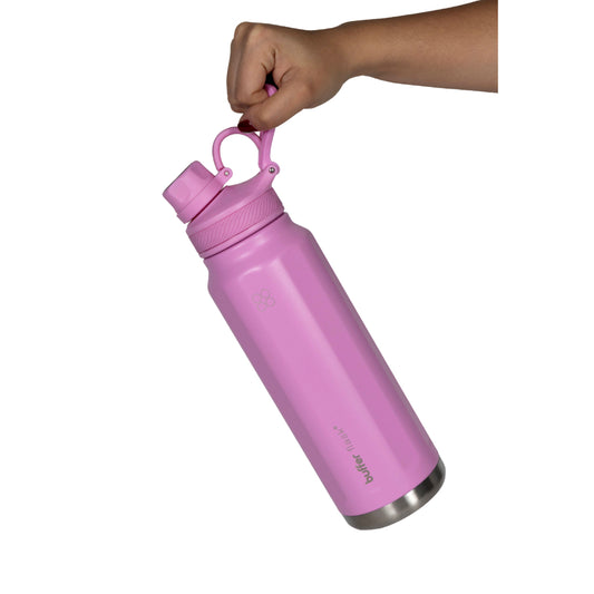 Botella Termica Agua Acero Inoxidable Buffer Paine 1L +tapas Dani Pink