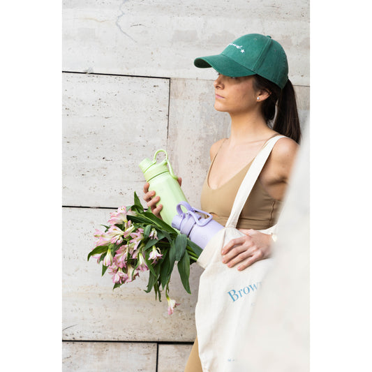 Botella Termica Agua Acero Inoxidable Buffer Paine 750ml +tapas Citrus Green