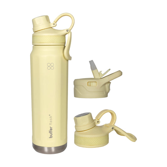 Botella Termica Agua Acero Inoxidable Buffer Paine 750ml +tapas Lemon