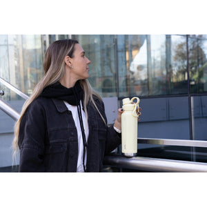 Botella Termica Agua Acero Inoxidable Buffer Paine 750ml +tapas Lemon
