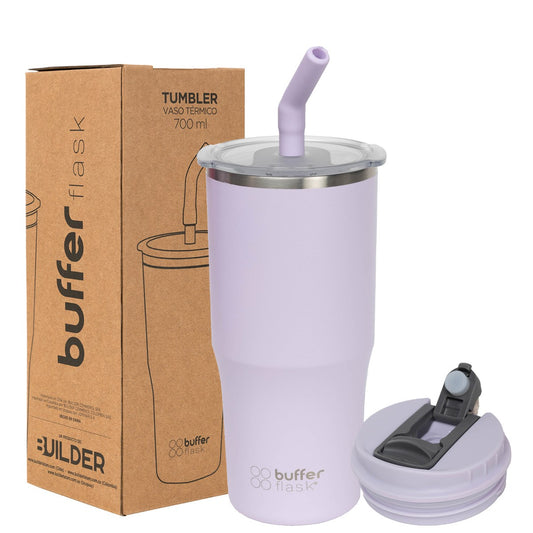 Mug Vaso Térmico Roques 750ml Acero Inox Agua Fría y Caliente Soak Liliac