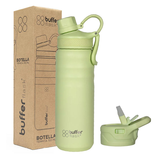 Botella Agua Térmica Yosemite 700ml Acero Inox Agua Fría y Caliente Citrus Green