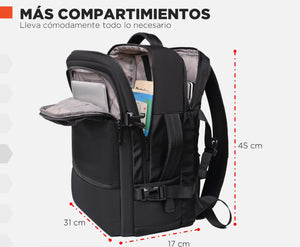 Mochila de Viaje (cabina) Hardley Antirrobo 23L