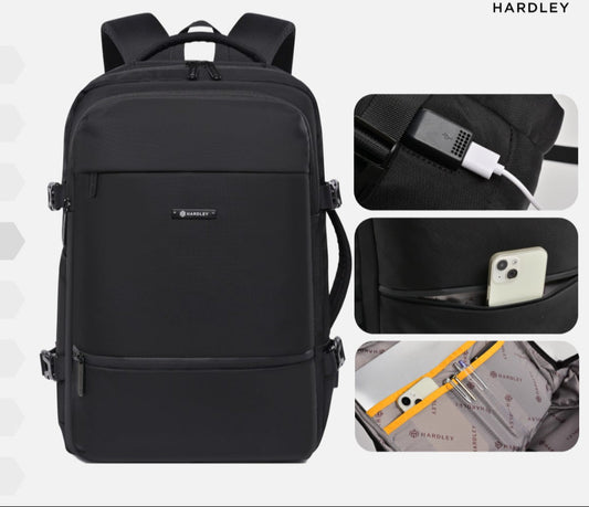 Mochila Negra Antirrobo 23Lts Hardley