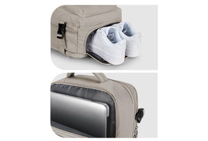 Combo 2 Mochilas de Viaje Viral Beige. 31L. Resistente al agua
