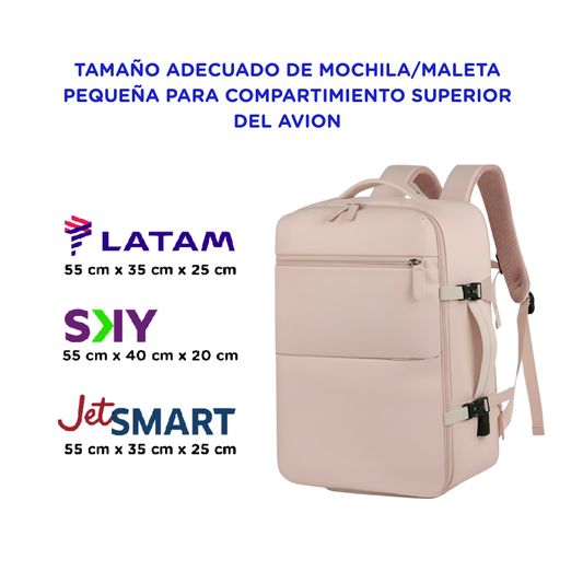 Combo: Mochila Viaje Viral XL 40L Pink + Mochila Viaje Viral XL 38L Black