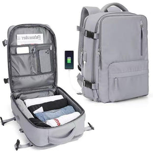 Mochila Viaje Viral (Cabina Avión) 31L Gris