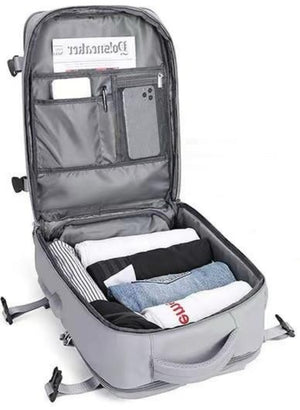 Combo 2 Mochilas de Viaje Viral (Pink & Grey).(Cabina Avión) 31L. Resistente al agua.