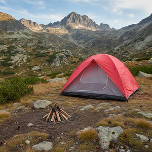 Carpa 4 Personas Himalaya Rojo Outback