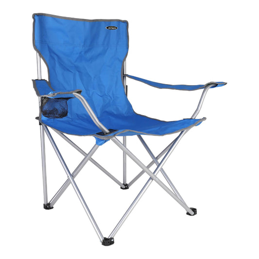 Silla Plegable Apoyabrazos Azul Outback