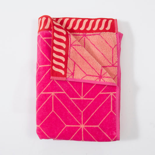 Toalla Playa Jacquard Malta 100% Algodón.80x160cm