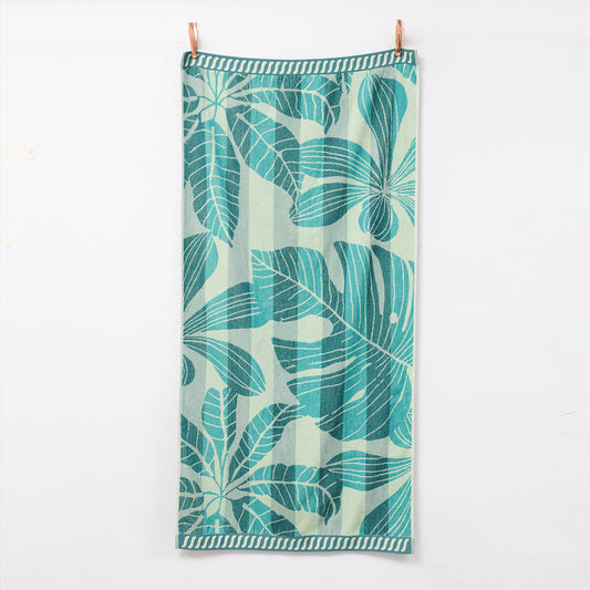 Toalla Playa Jacquard Bali. 100% Algodón.80x160cm