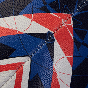 Balon Rugby Grid Blancoazulino T5