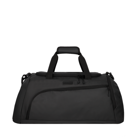 Combo Mochila Cairo 30 Lts Negro + Bolso Kingston 40Lts Negro Saxoline