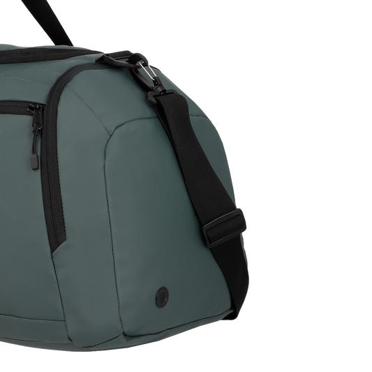 Combo Mochila Cairo 30 Lts Gris + Bolso Kingston Gris 40Lts Saxoline